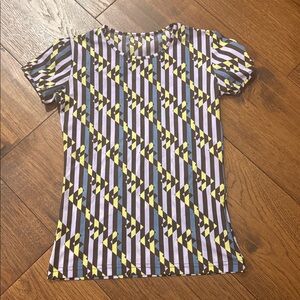 Vintage 90’s FENDI FF Monogram Zucca Print Short Sleeve Shirt
